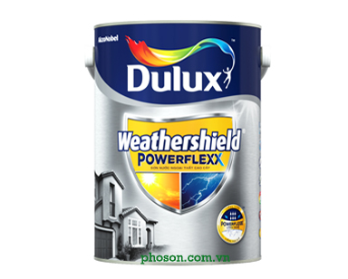 Sơn ngoại thất cao cấp nhất Dulux Weathershield Powerflexx