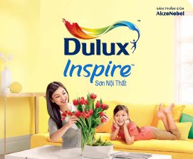 Bảng mầu sơn Dulux inspire nội thất