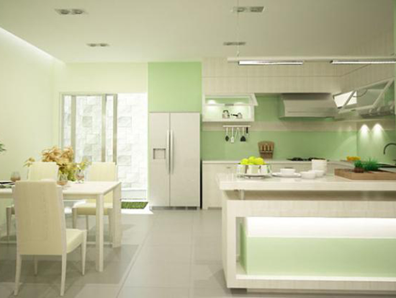 Phòng bếp: Tận hưởng không gian ấm cúng và tiện nghi trong căn phòng bếp đẹp mắt của bạn. Những bức tranh ấn tượng và thiết kế tinh tế sẽ khiến bạn cảm thấy thật sự thoải mái khi nấu ăn và dùng bữa.